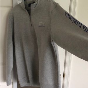 Vineyard Vines Gray Quarterzip